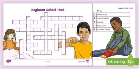 Daily Indonesian Crossword .